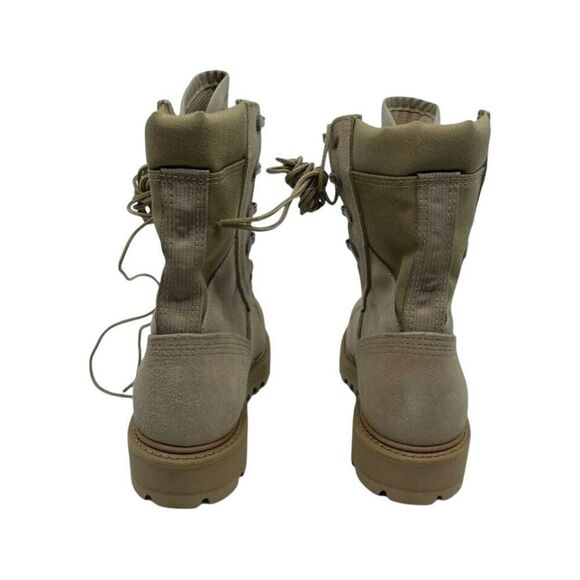 Thorogood Mens Combat Military Boots Desert Tan Leather Lace Up 3 Regular New - Picture 4 of 10